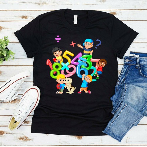 Colorful kids boys number day - colorful,