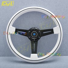 14inch White Steering Wheel