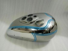 Fit For Triumph Tiger T80 Chrome & Silver Painted Petrol Fuel Tank