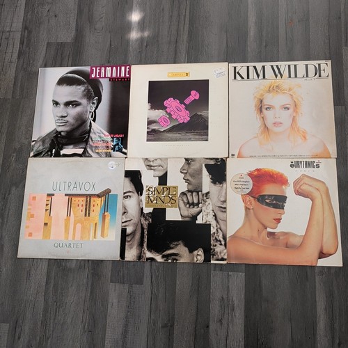 1980s new wave vinyl - 6, x