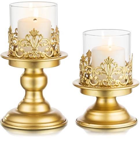 Sziqiqi gold pillar candle - sziqiqi,