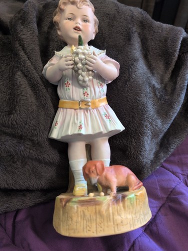 Vintage porcelain bisque piano - vintage,