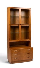 Plan fresco teak bookcase - g,