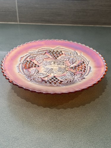Vintage carnival glass footed - vintage,