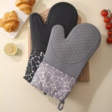 New 1Pair Silicone Oven Gloves