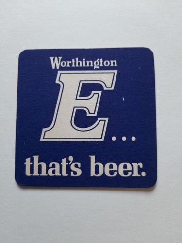 Worthington vintage beer mat - e,