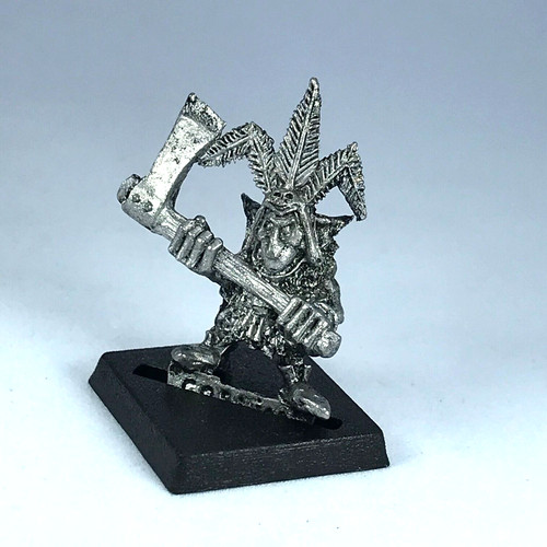 Forest goblin with axe dated - axe,