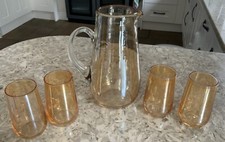 Vintage Handblown Amber