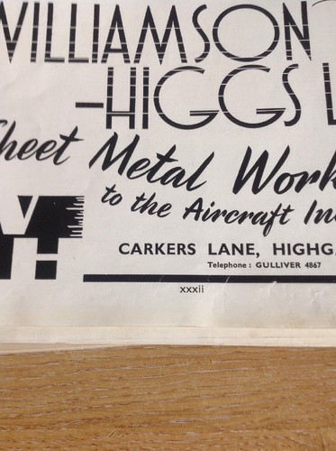 Ephemera 1942 advert - ephemera,