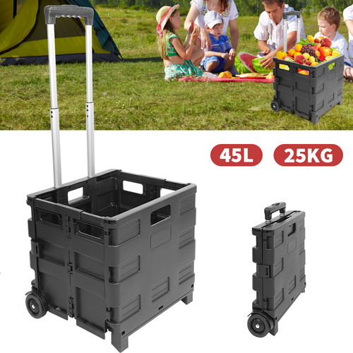 Folding boot cart shopping - folding,
