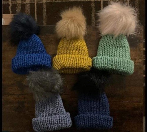 Hand knitted dolls - knitted,