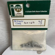 12th scale Phoenix Miniatures Pair old Staffordshire Cats KIT DH169