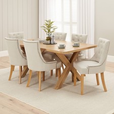 Dining Table and 6 Natural