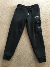 Boys joggers Hoodrich size 10-12 black