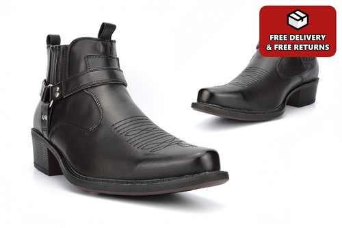 Mens cowboy boots - boots, ankle
