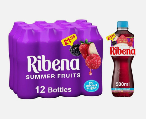 Ribena summer fruits juice - summer,