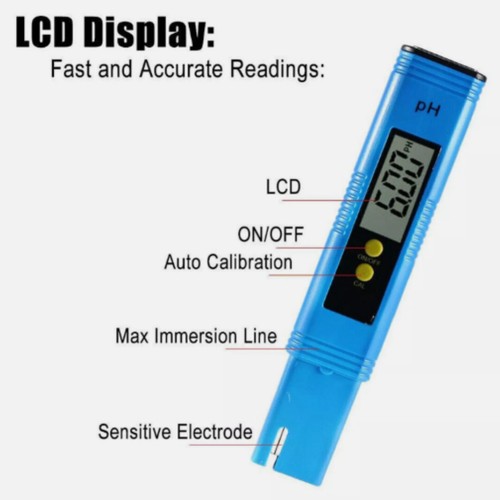 Test pen digital water - ph,