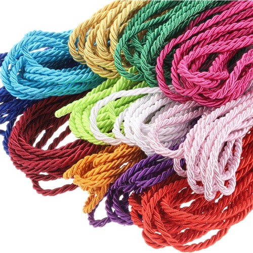 5mm twisted satin rope - rope, 5m/10m
