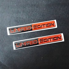 2x Black Glossy Red LIMITED