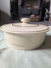 Poole Pottery Broadstone pattern casserole dish/ tureen 19cm x 7.5cm