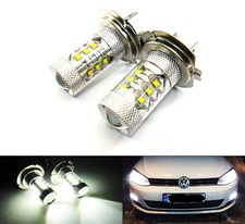 2x H7 499 LED 80W Projector
