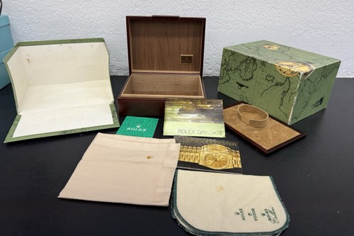 Vintage rolex watch - rolex, box