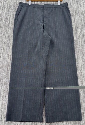 Vtg men gray - gray, pinstriped