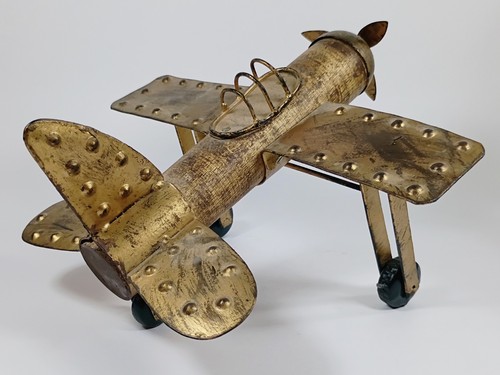 Vintage metal wood - metal, aircraft
