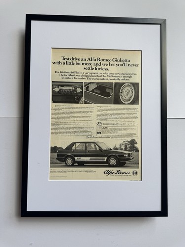 Framed 1981 alfa romeo - 1981,
