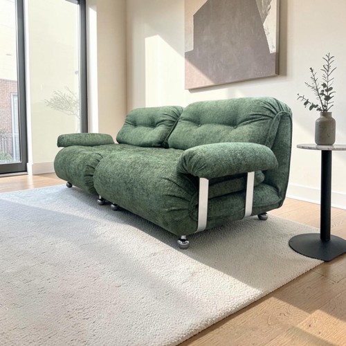Sofa settee green plan - green, g