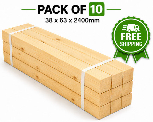 Cls studwork timber 38x63mm - timber,