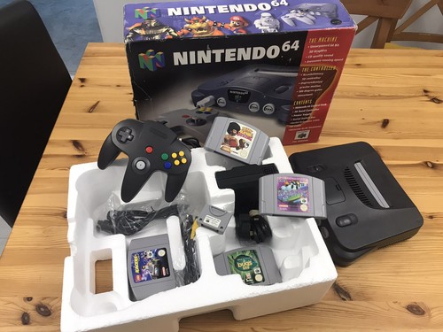 Nintendo console boxed - console, +