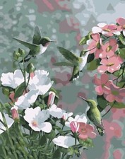 DIY Hummingbird Painting by