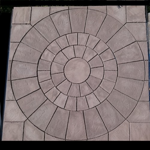 Paving circle old - circle, style