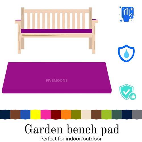 Outdoor garden bench pad foam - garden,