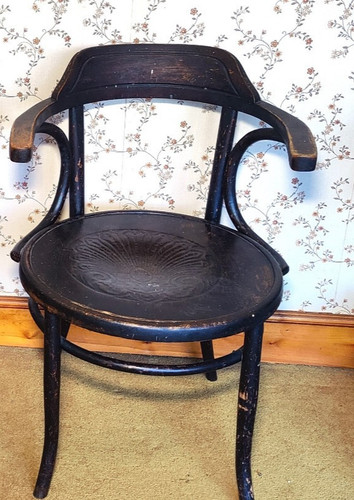 Antique bentwood peacock chair - bentwood,