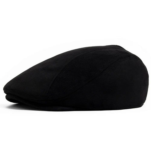 Suede autumn man beret - man's, hat