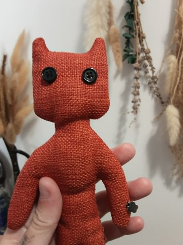 Red devil horned voodoo - devil, doll