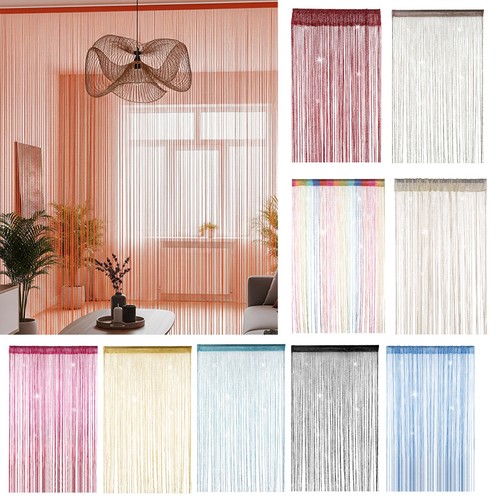 String curtain panel door - curtain, fly