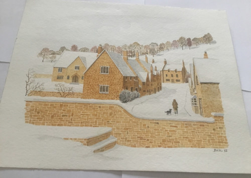 Watercolor painting greylaw - painting, "greylaw"