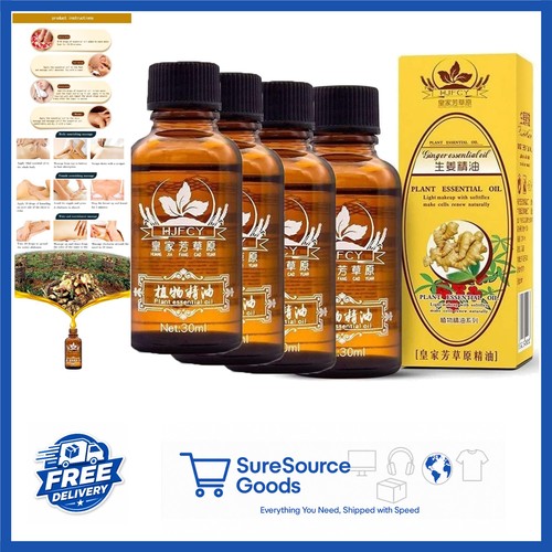 Ginger essential oil - oil, massage