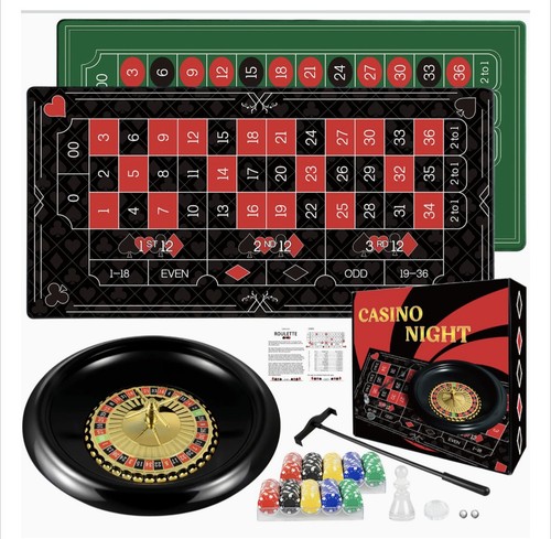 Roulette wheel game set - roulette,