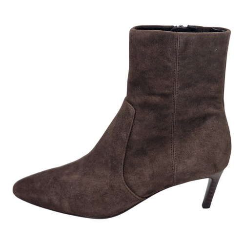 Suede kitten heel - suede,