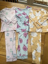 Pyjama Bundle Girls Marks And Spencer / Zara Age 3-4 Years