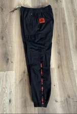 Nike Air Max Men's Cargo Pants Black/ Red size Medium M Tracksuit Trousers