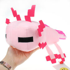 25cm Minecraft Plush Doll Pink Rare Axolotl Soft Plushie Stuffed Toys Kids Gift