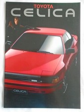 Toyota Celica 2.0 GT brochure Mar 1987 Swiss market German, French & Italian