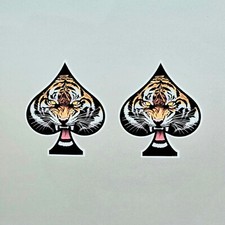 2x Angry Bengal Tiger Ace of