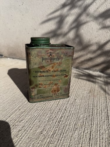 Old vintage can tin - old,