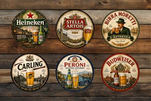 Metal vintage beer - vintage, poster